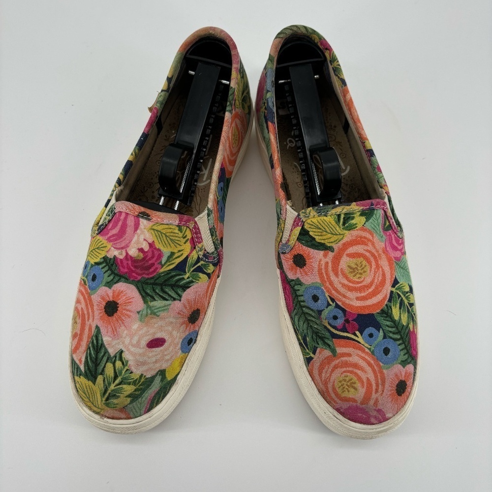 Keds X Rifle Paper Triple Decker Vintage Floral Slip On Size 7